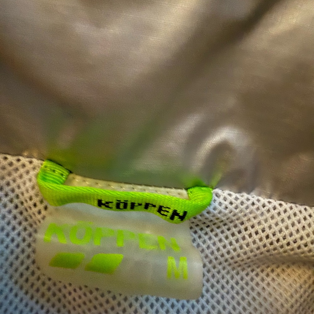 Koppen Silver Windbreaker Lightweight Hooded Jack… - image 2